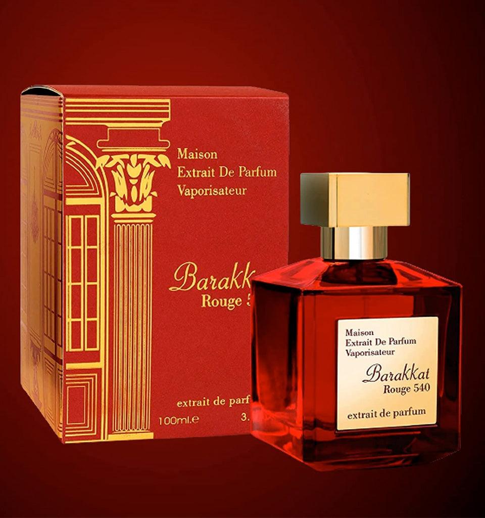 Barakkat Rouge 540 100ml Perfume Spray (Oriental Floral) - Islamic Pixels
