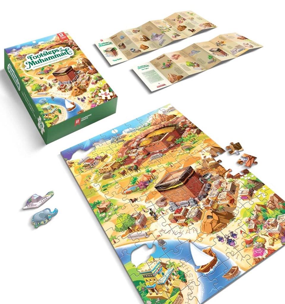 Footsteps of Muhammad (S) Jigsaw Puzzle - Islamic Pixels