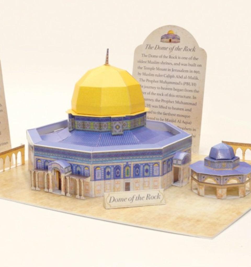 Make & Learn - Dome of the Rock Paper Craft Kit - Islamic Pixels