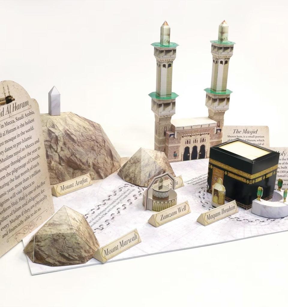 Make & Learn - The Story Of Makkah Masjid Al Haram Paper Craft Kit - Islamic Pixels