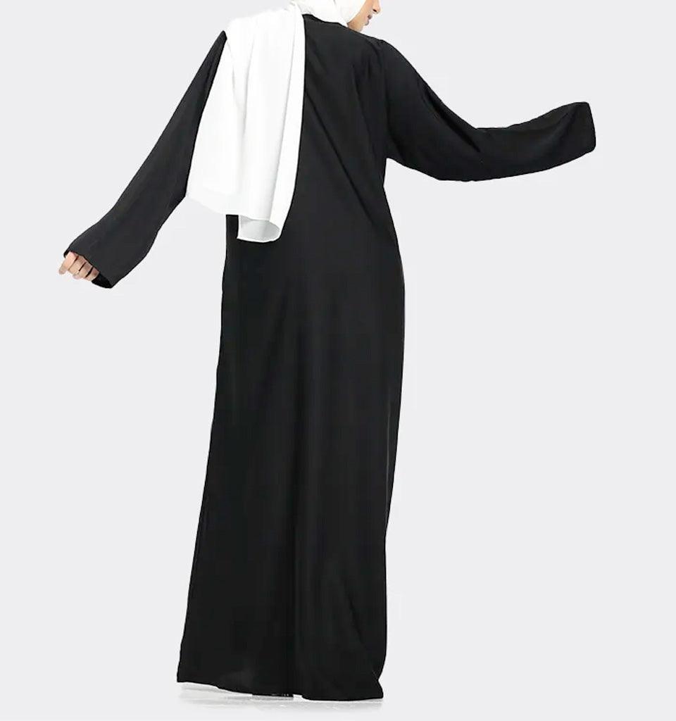 Black Basic Abaya - Islamic Pixels