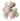 Eid Mubarak Balloons - Domes & Lanterns (Pastel Pink and Cream Mix) - Islamic Pixels
