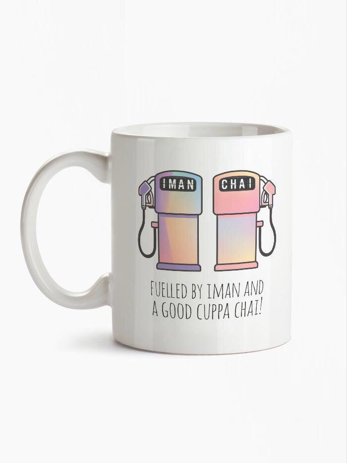 Islamic Mugs - Fuelled by Iman and Chai
