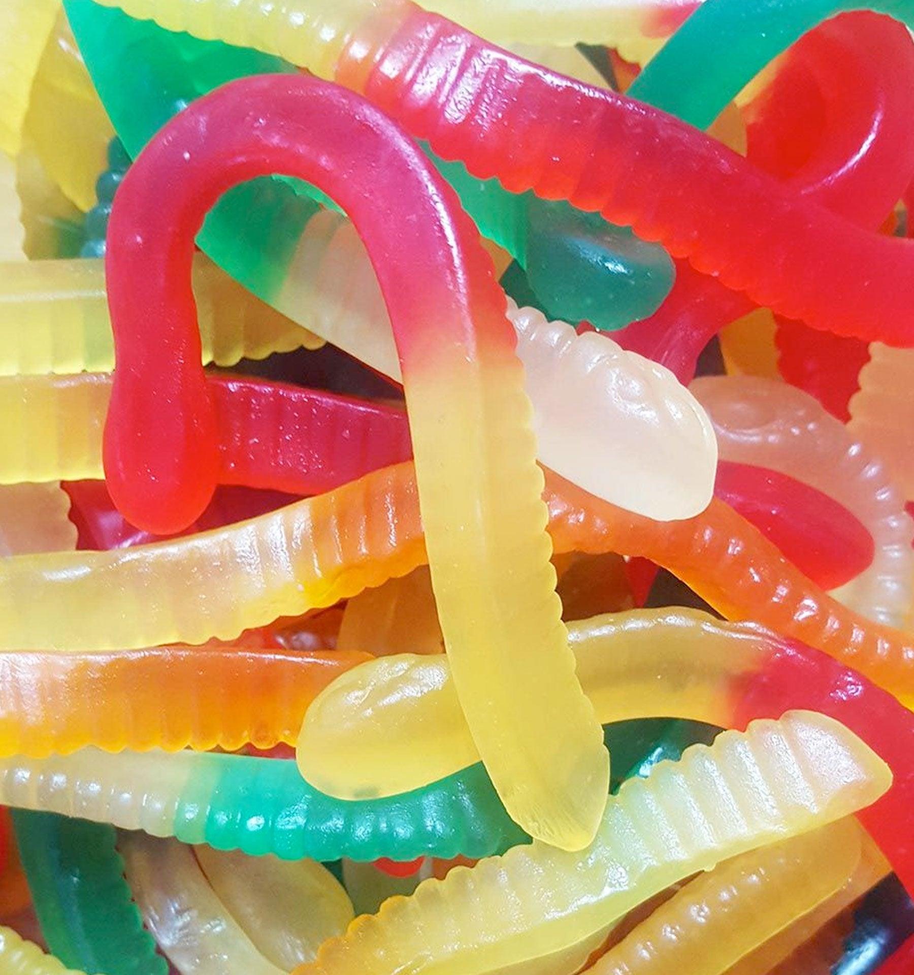 Jelly Worms Sweets Bag (80g) - Islamic Pixels