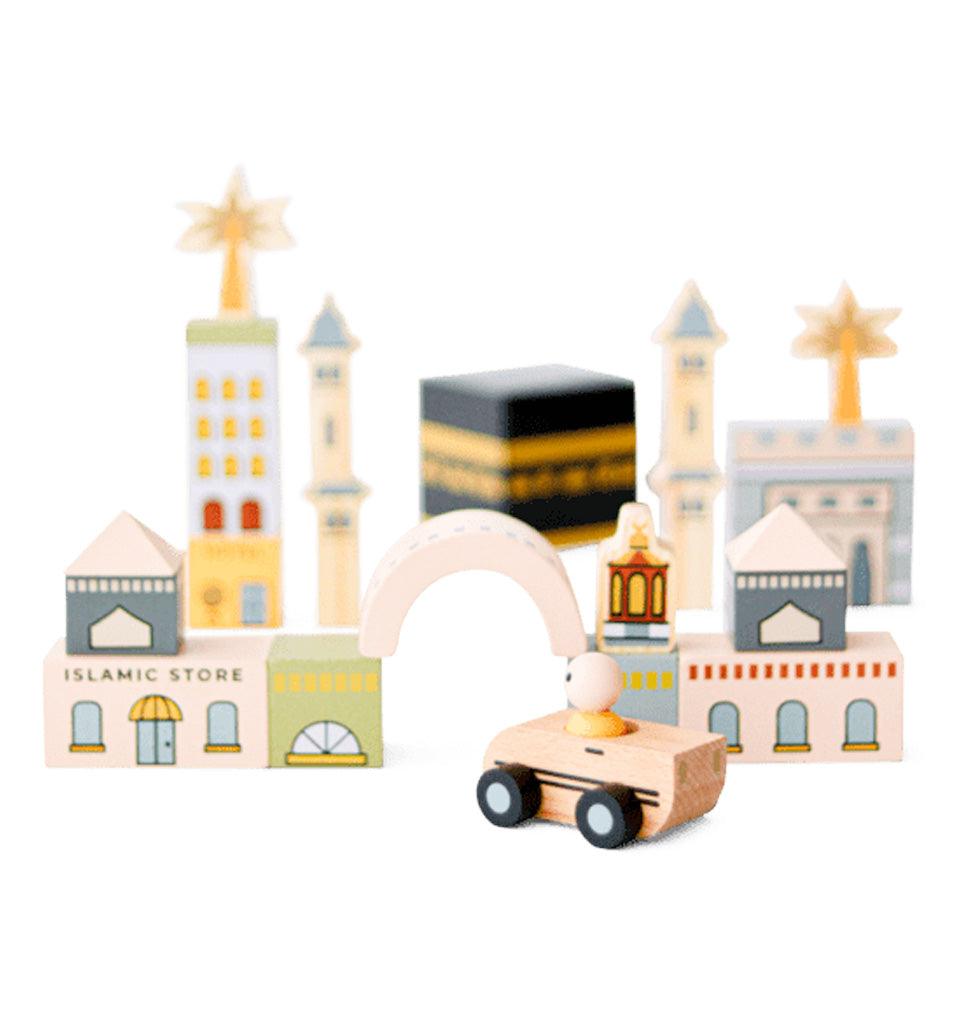Makkah City - Childs Playing Blocks - Islamic Pixels