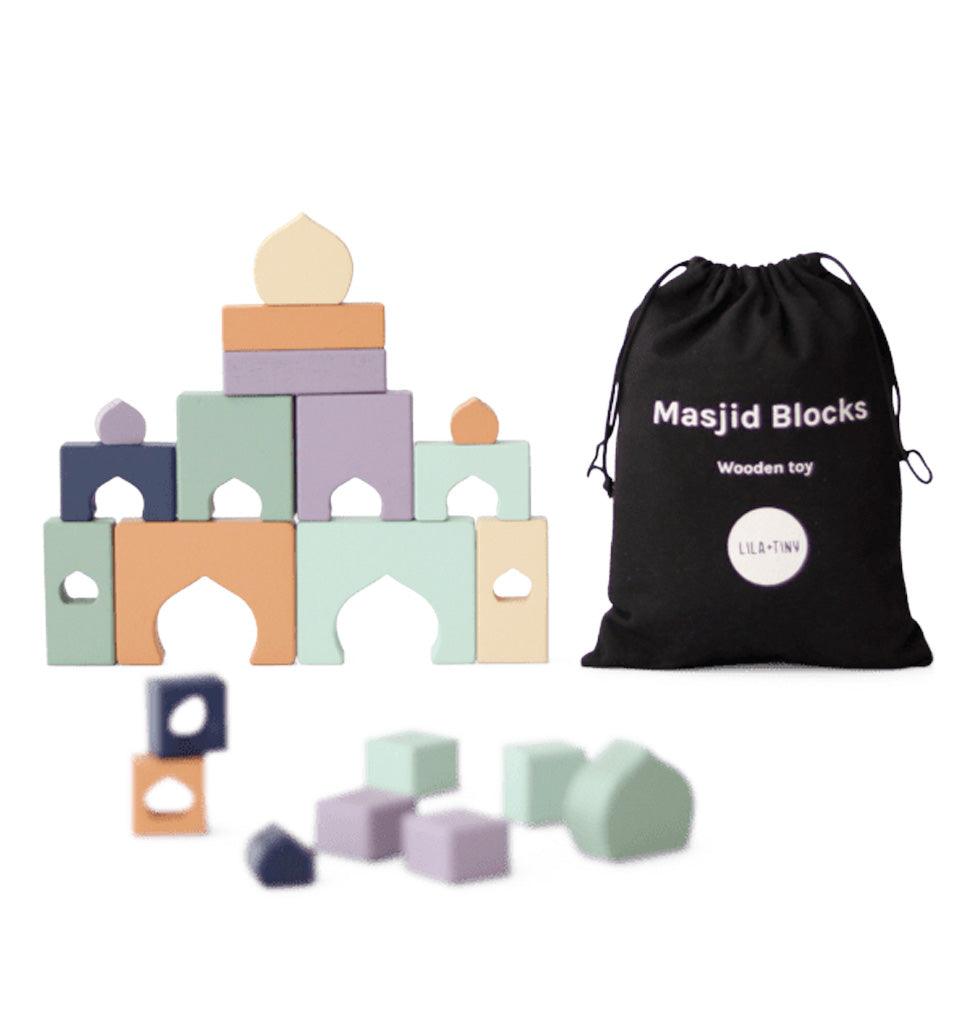 Masjid - Childs Playing Blocks - Islamic Pixels