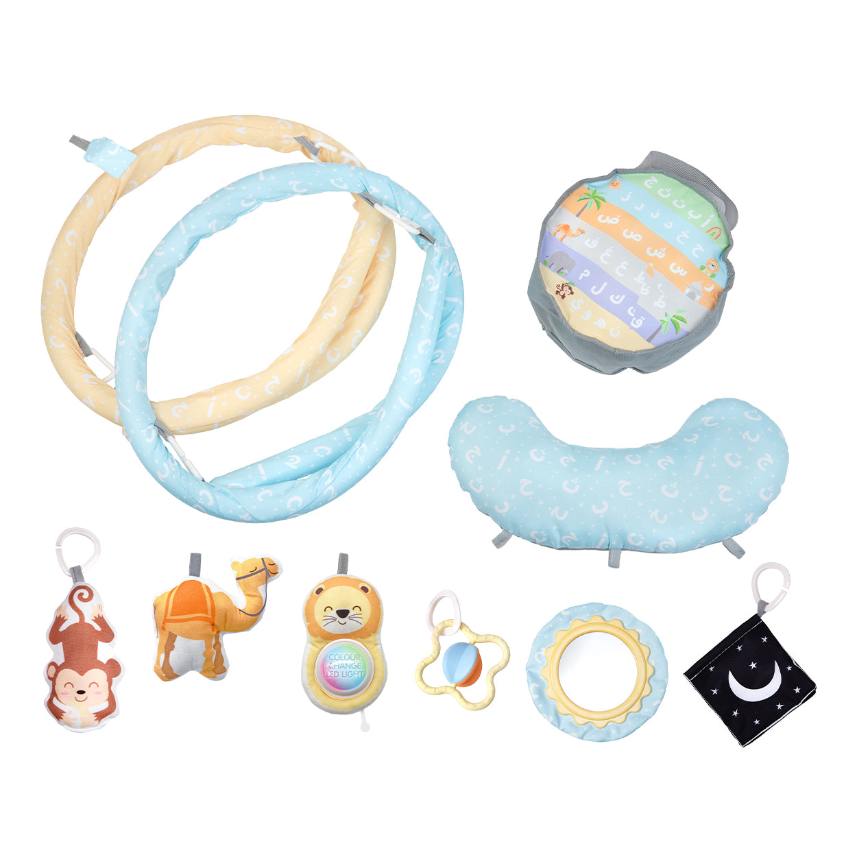 Arabic Alphabet 5-in-1 Activity Gym & Playmat