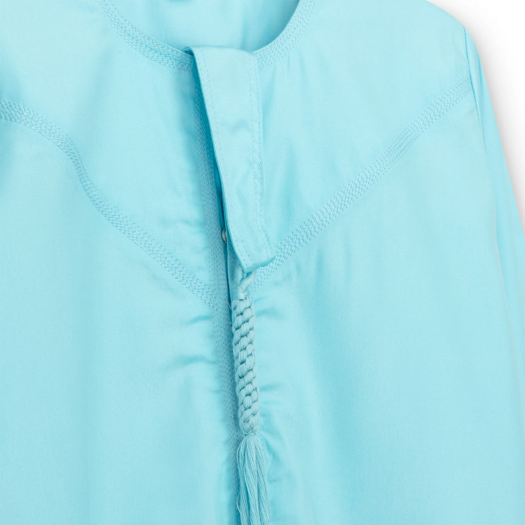 Emirati Baby Romper Jubba Thobe by Al Mirzan - Baby Blue