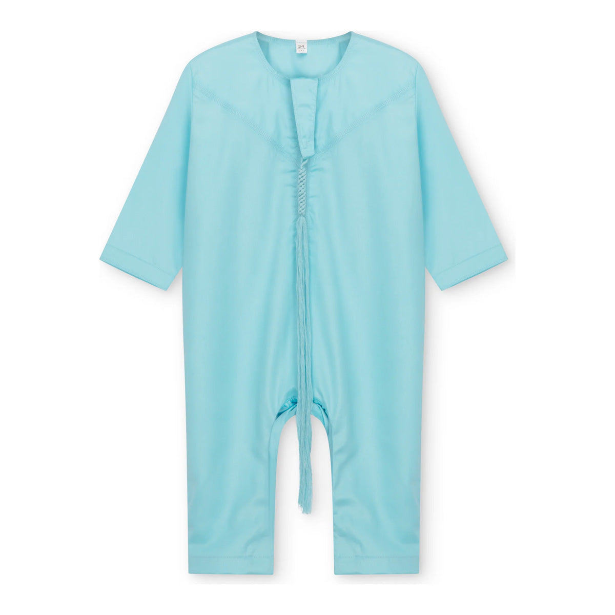 Emirati Baby Romper Jubba Thobe by Al Mirzan - Baby Blue