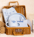 Arabic Weaning Set - Baby Blue (7 piece gift set)