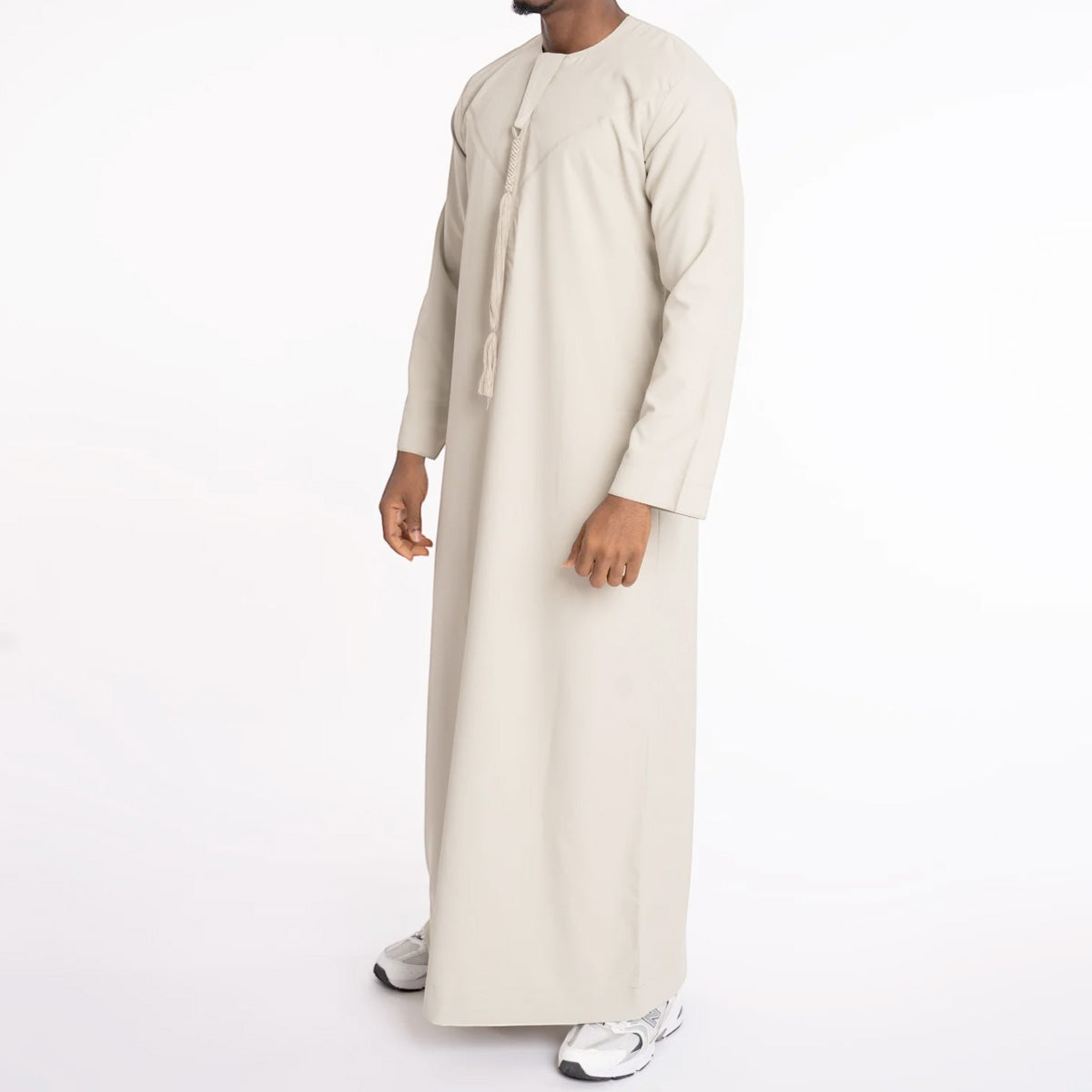 Basic Emirati Thobe Jubba by Al Mirzan - Beige