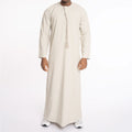 Basic Emirati Thobe Jubba by Al Mirzan - Beige