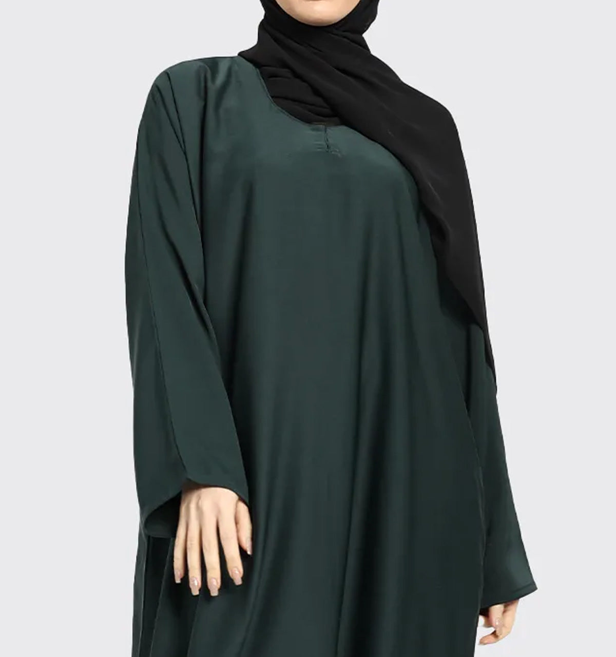 Bottle Green Basic Abaya