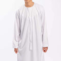 Boys Emirati Thobe Jubba by Al Mirzan - White