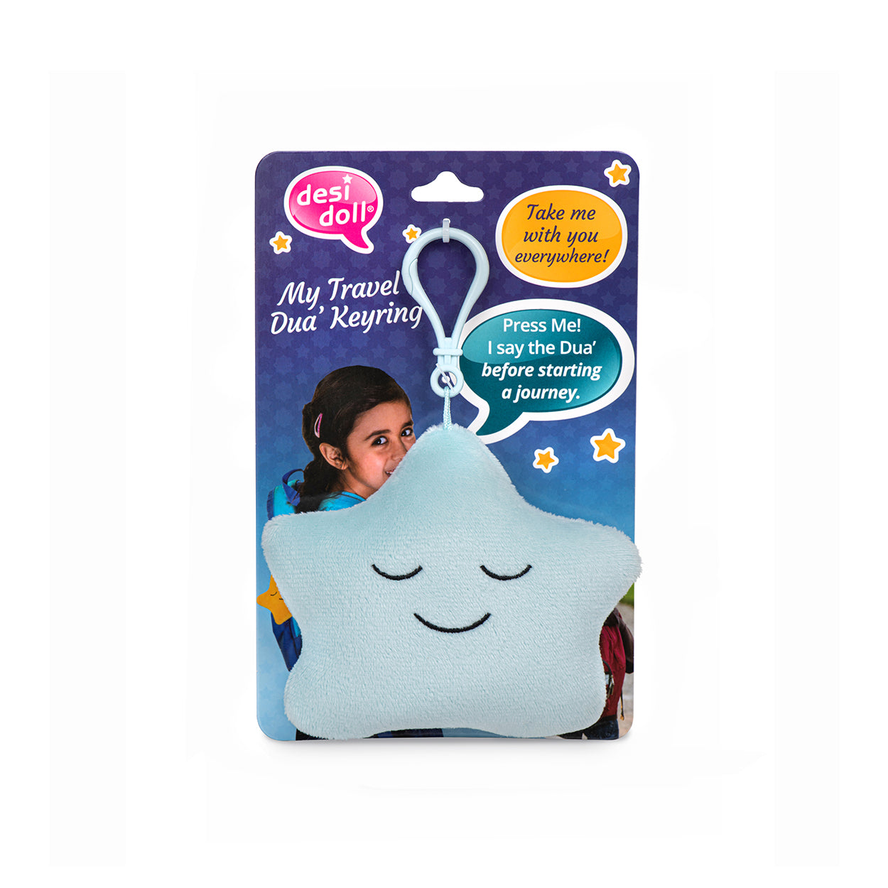 My Travel Dua’ Keyring - Blue