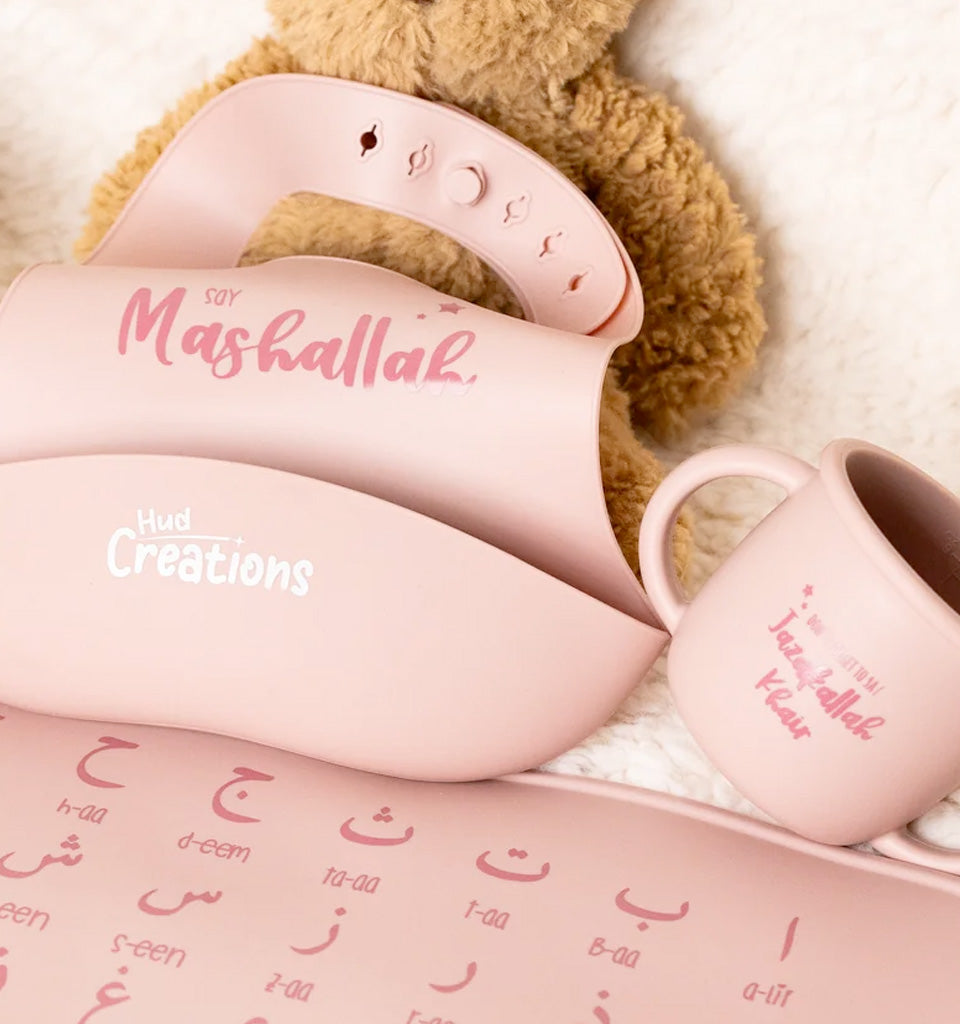 Arabic Weaning Set - Dusty Pink (7 piece gift set)