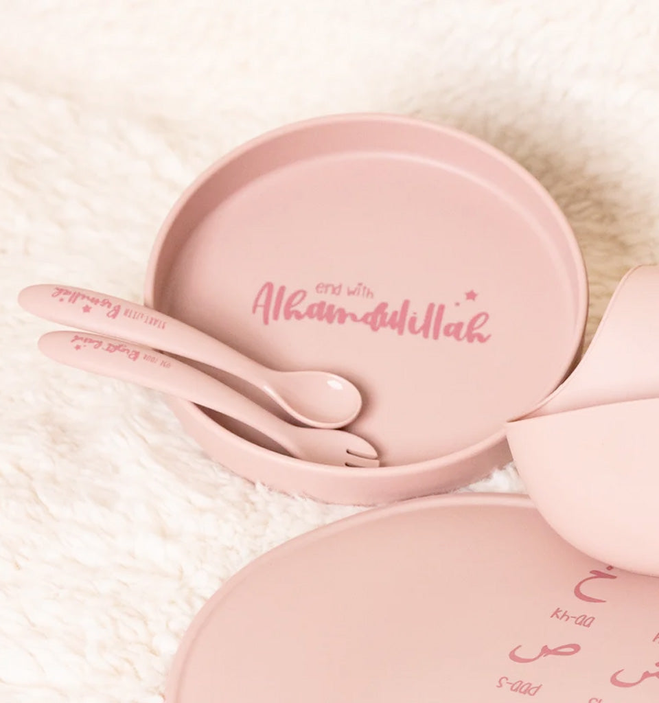Arabic Weaning Set - Dusty Pink (7 piece gift set)