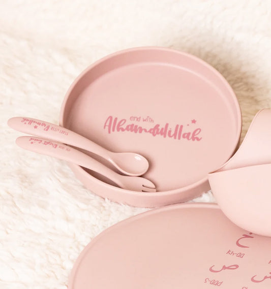 Arabic Weaning Set - Dusty Pink (7 piece gift set)
