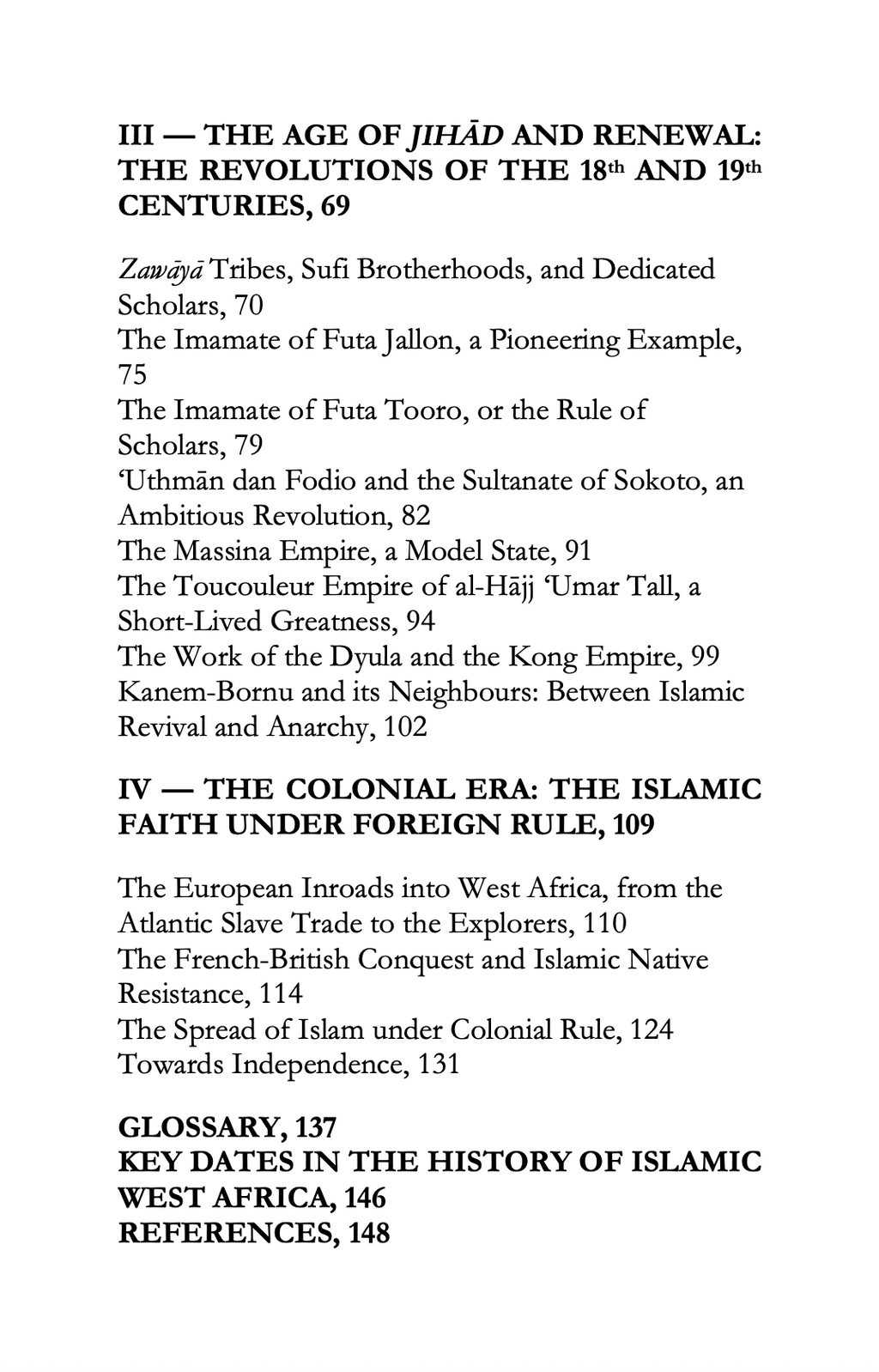 A Short History of Islamic West Africa