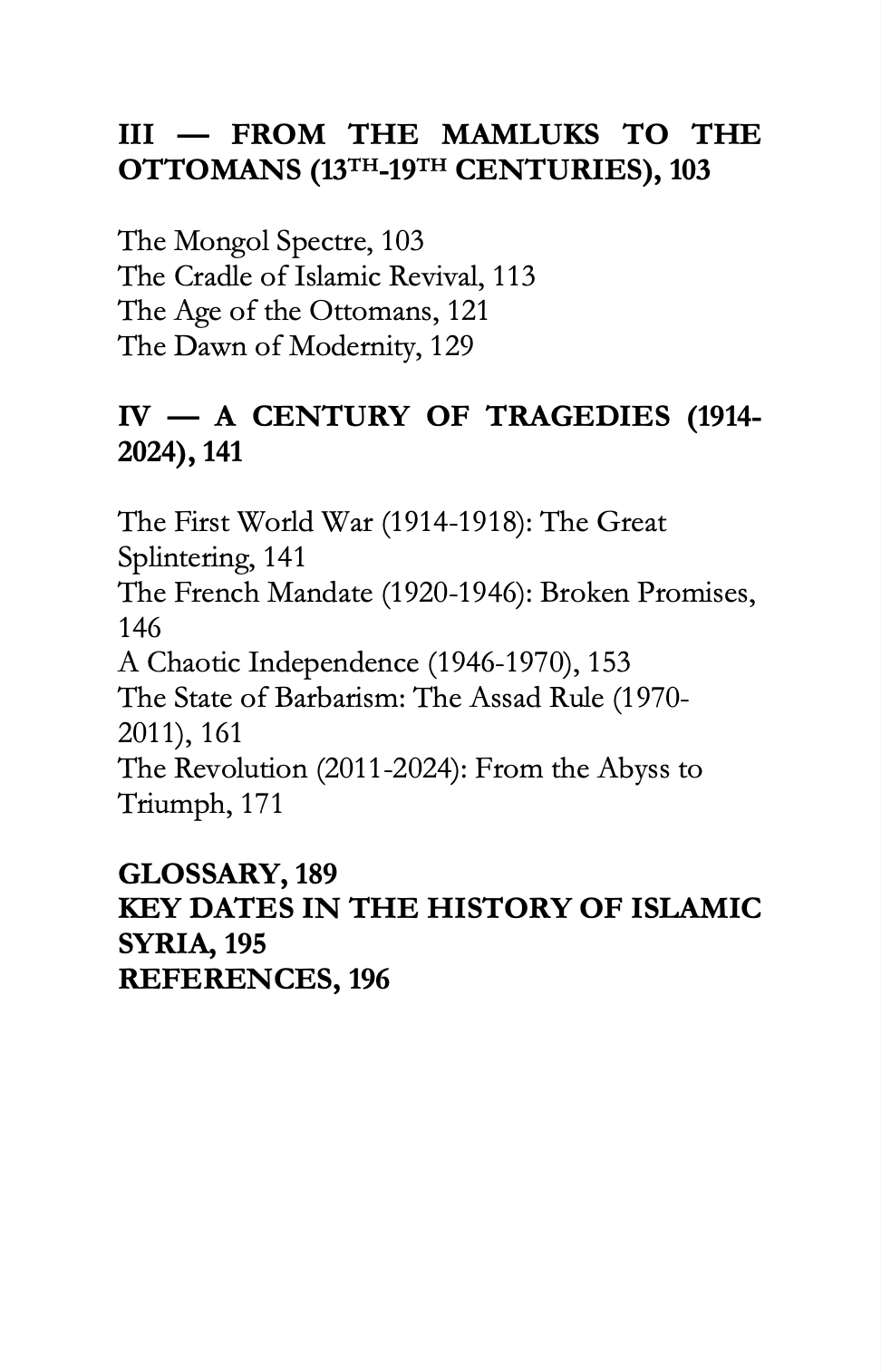 A Short History of Islamic Syria