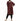 Maroon Baggy Lisbon Midi Shirt