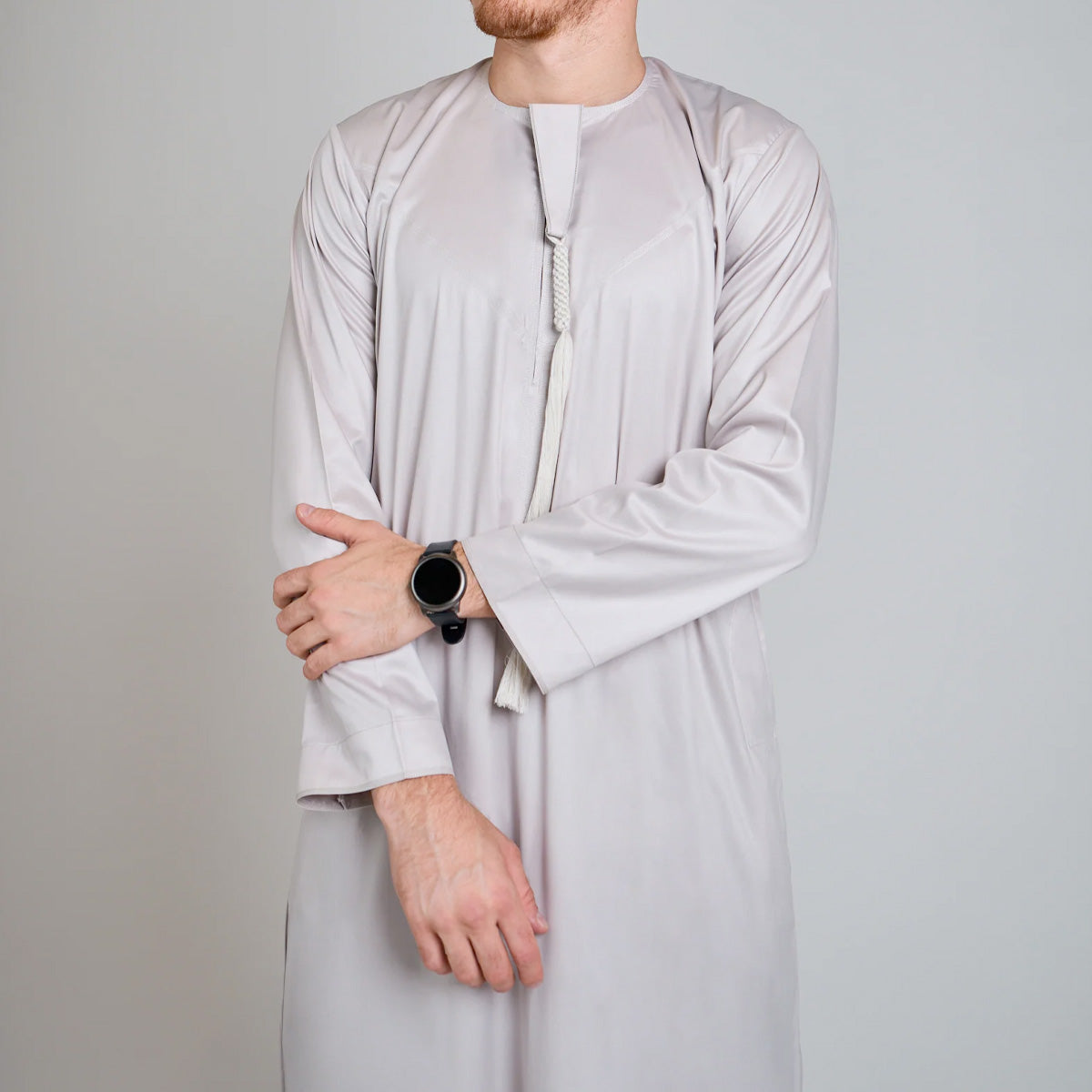Emirati Thobe Jubba by Al Mirzan - Beige