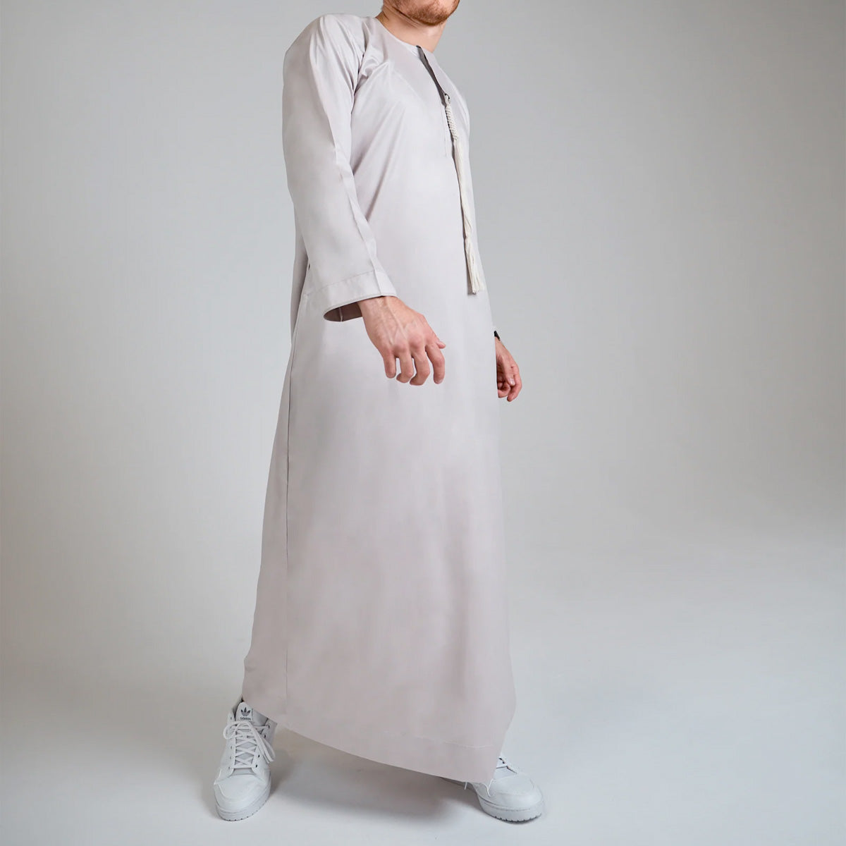 Emirati Thobe Jubba by Al Mirzan - Beige