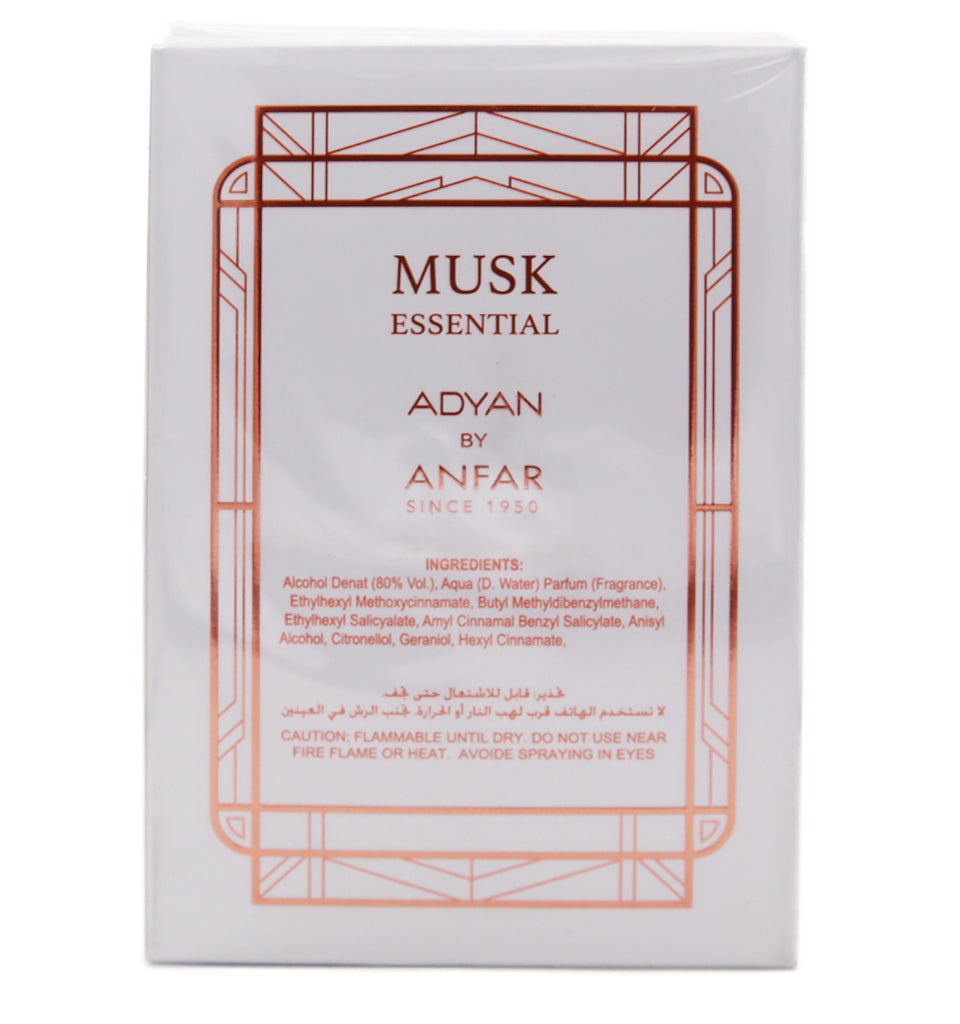 Musk Essential Eau de Parfum 100ml  by Adyan