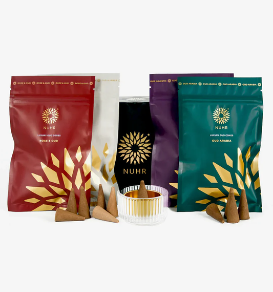 Oud Incense Cones Gift Set by NUHR Home
