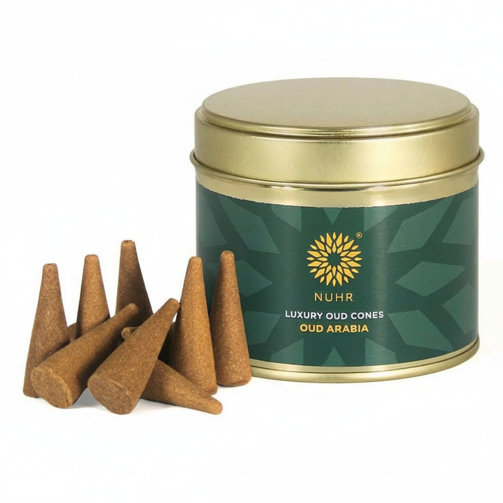 Luxury Oud Incense Cones by NUHR Home - Oud Arabia