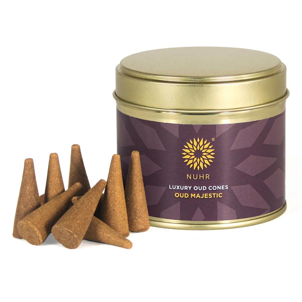 Luxury Oud Incense Cones by NUHR Home - Oud Majestic