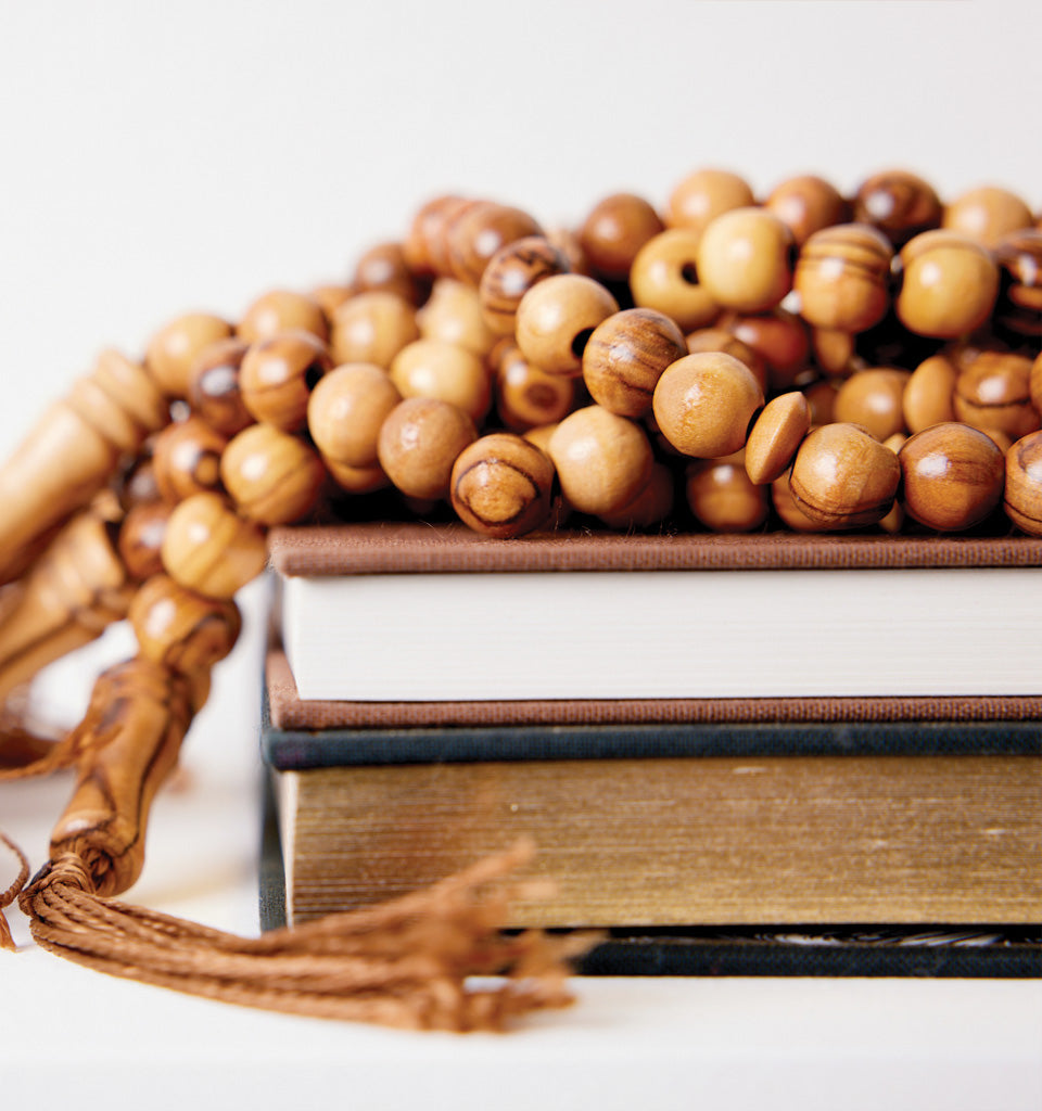 Handmade Palestinian Olive Wood Prayer Beads