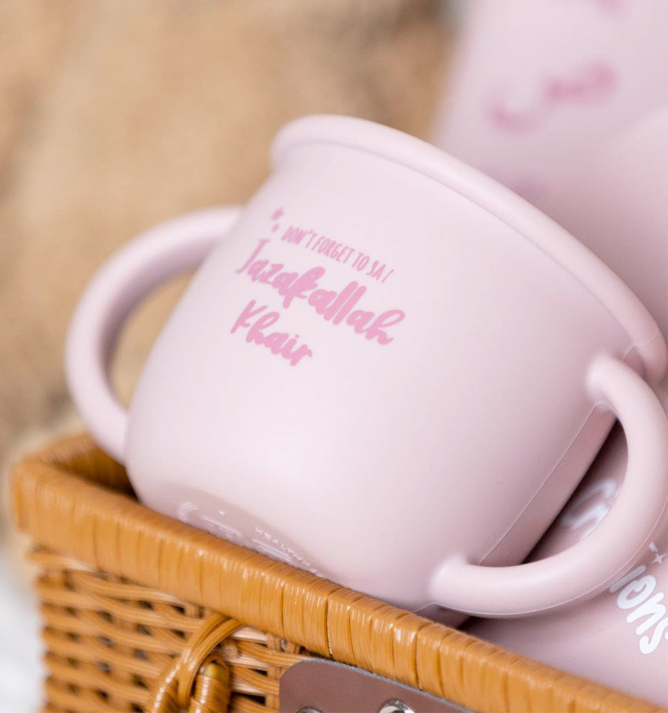 Arabic Weaning Set - Dusty Pink (7 piece gift set)