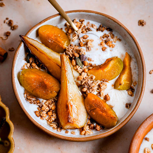 Talbina (Barley Flour) Porridge with Date Sugar and Cinnamon