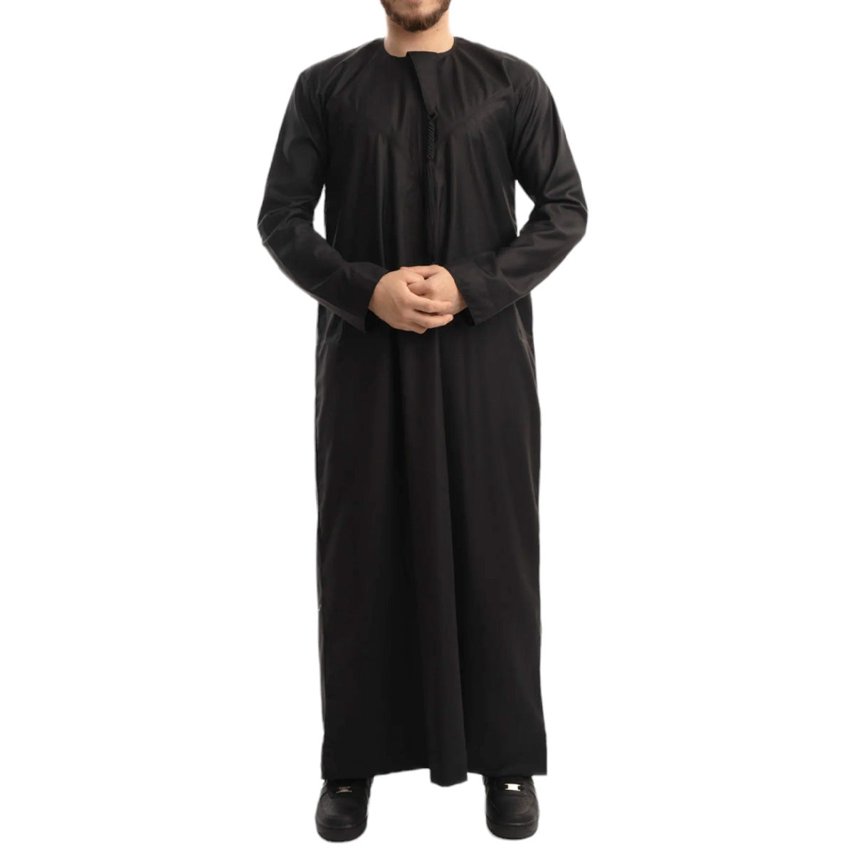 Royale Emirati Thobe Jubba by Al Mirzan - Black