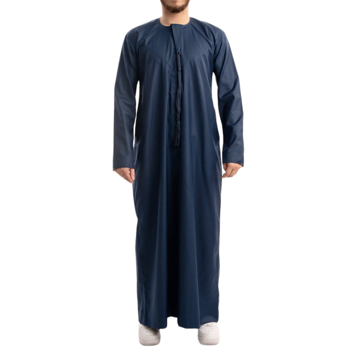 Royale Emirati Thobe Jubba by Al Mirzan - Blue