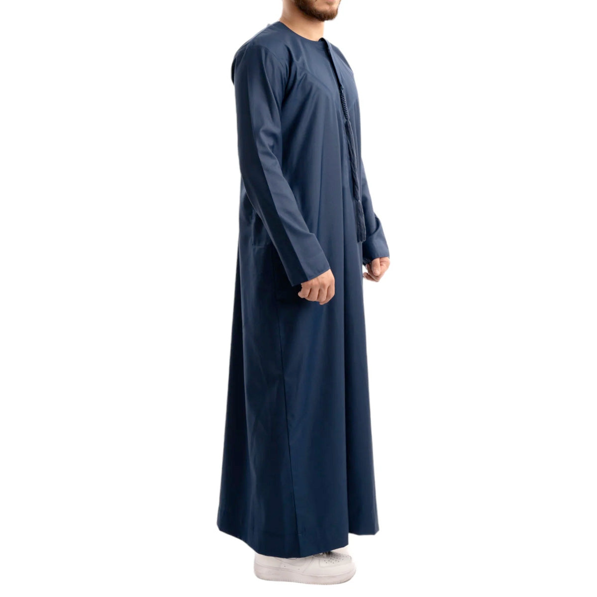 Royale Emirati Thobe Jubba by Al Mirzan - Blue
