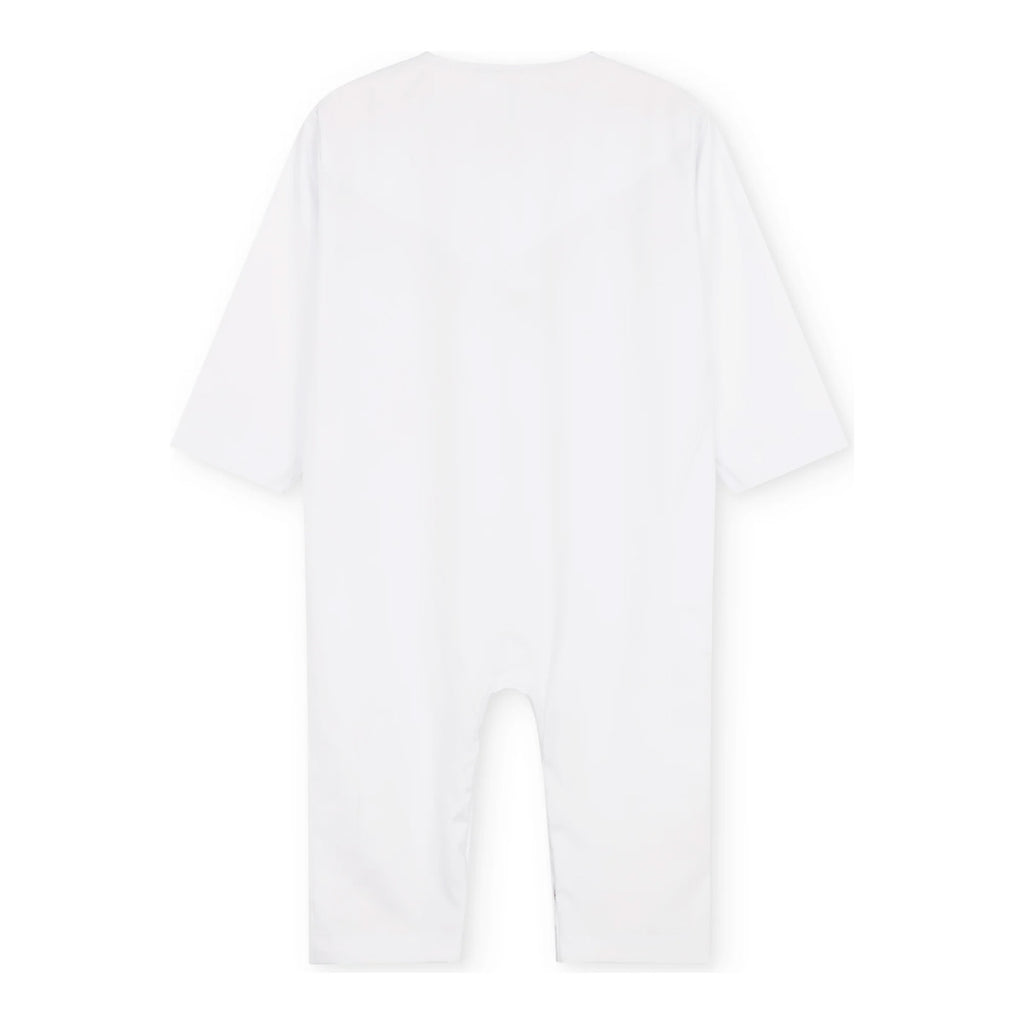 Emirati Baby Romper Jubba Thobe by Al Mirzan - White