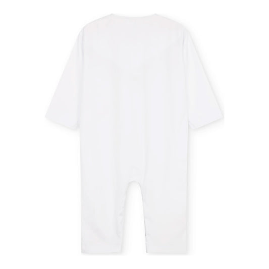 Emirati Baby Romper Jubba Thobe by Al Mirzan - White