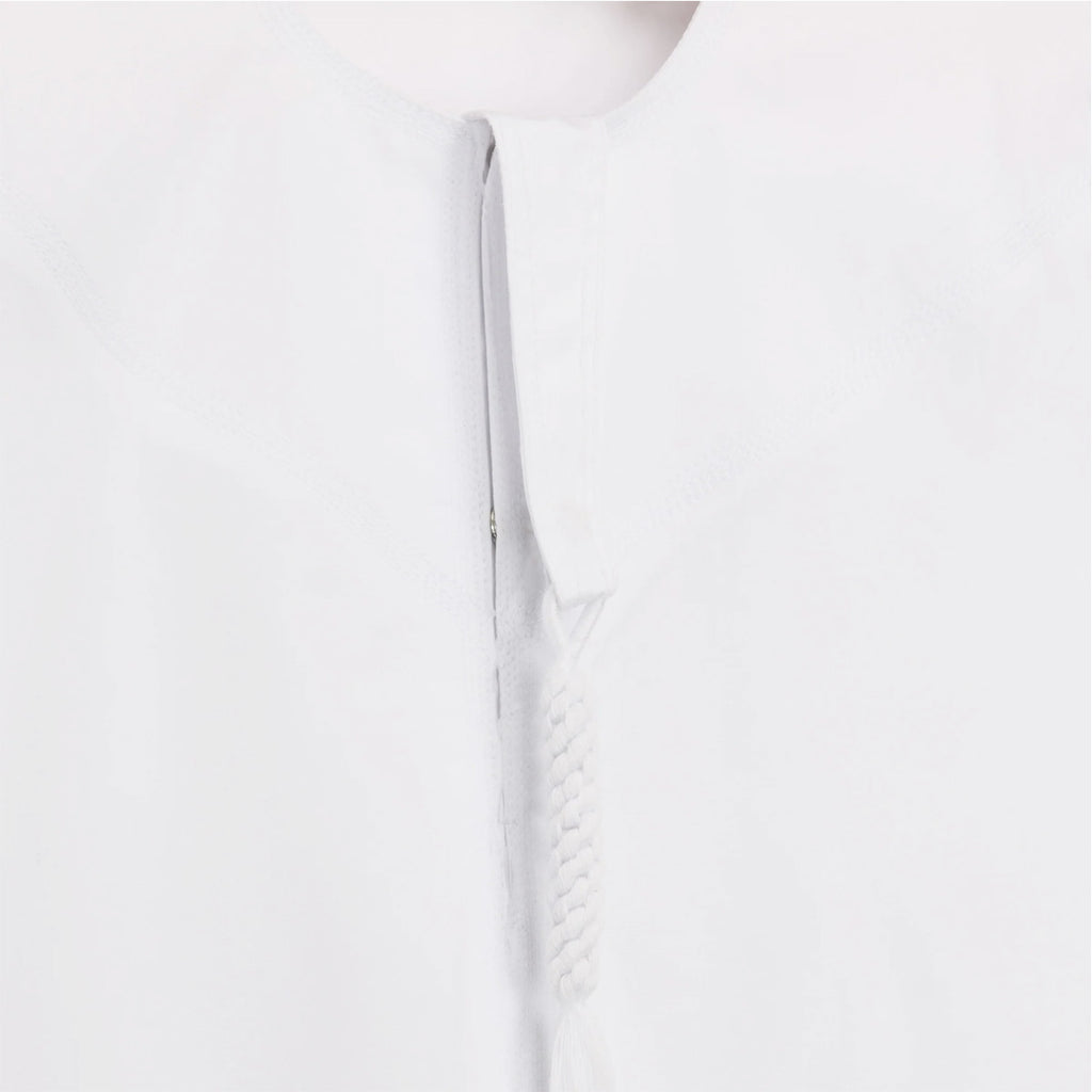 Emirati Baby Romper Jubba Thobe by Al Mirzan - White