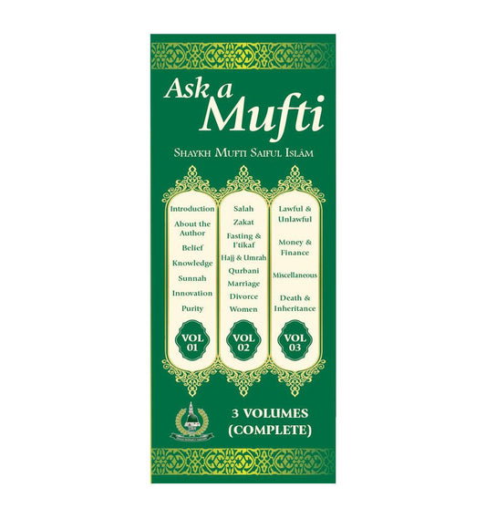 Ask a Mufti (3 Volumes - Hardback) - Islamic Pixels