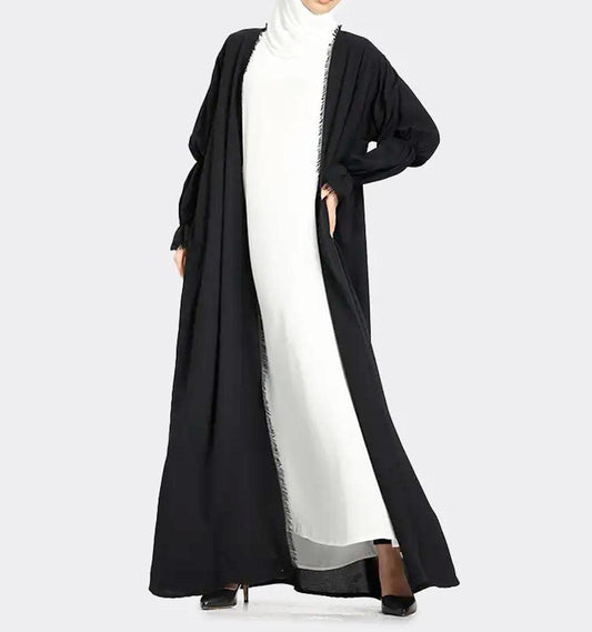Black Roma Kimono - Islamic Pixels