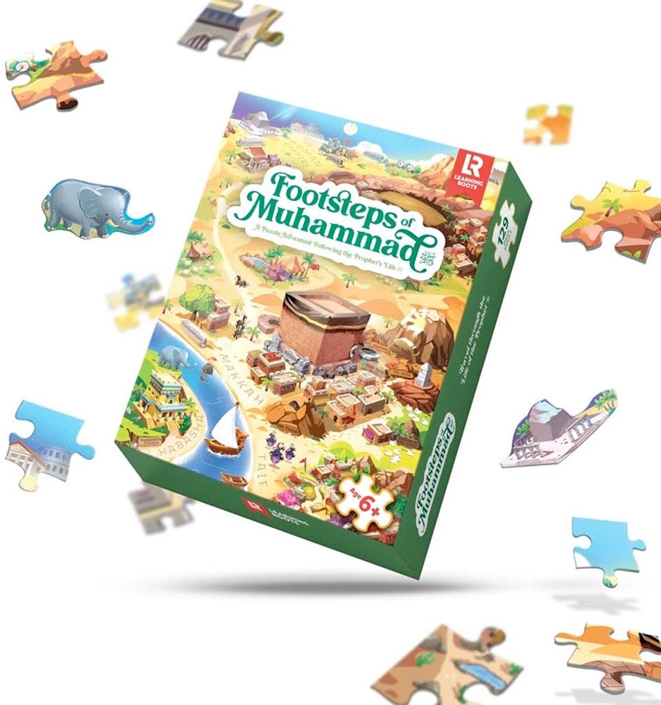 Footsteps of Muhammad (S) Jigsaw Puzzle - Islamic Pixels