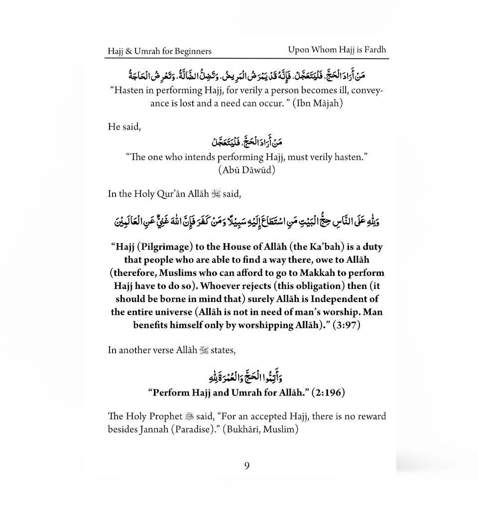 Hajj & Umrah for Beginners (Pocket Size) - Islamic Pixels