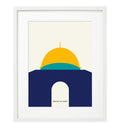 "Masjid-Al-Aqsa" Islamic Frame - Islamic Pixels