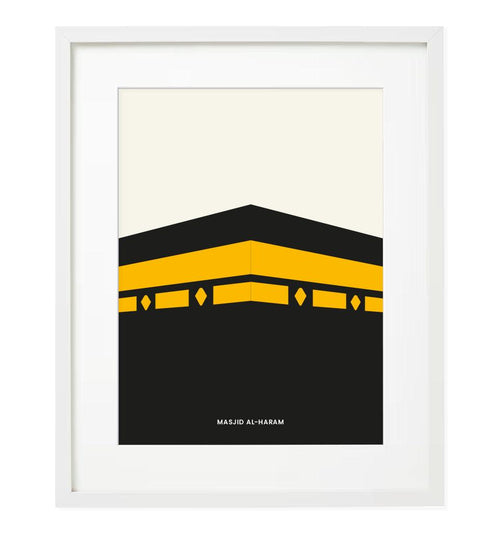 "Masjid-Al-Haram" Islamic Frame - Islamic Pixels