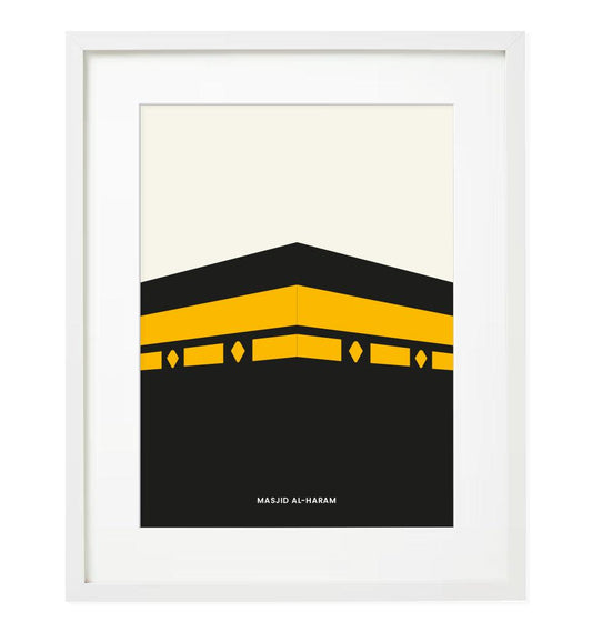 "Masjid-Al-Haram" Islamic Frame - Islamic Pixels