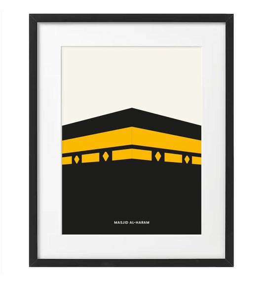 "Masjid-Al-Haram" Islamic Frame - Islamic Pixels