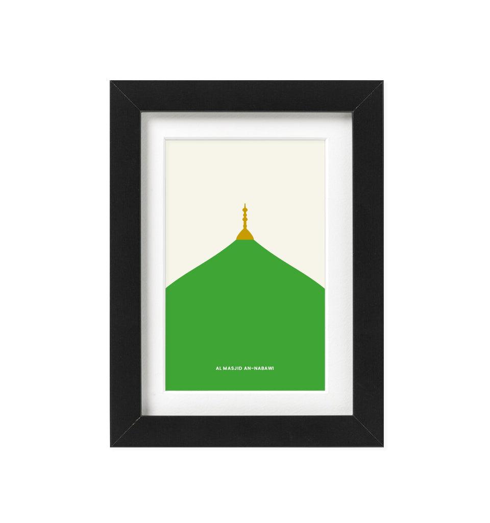 "Masjid-Al-Nabawi" Islamic Frame - Islamic Pixels