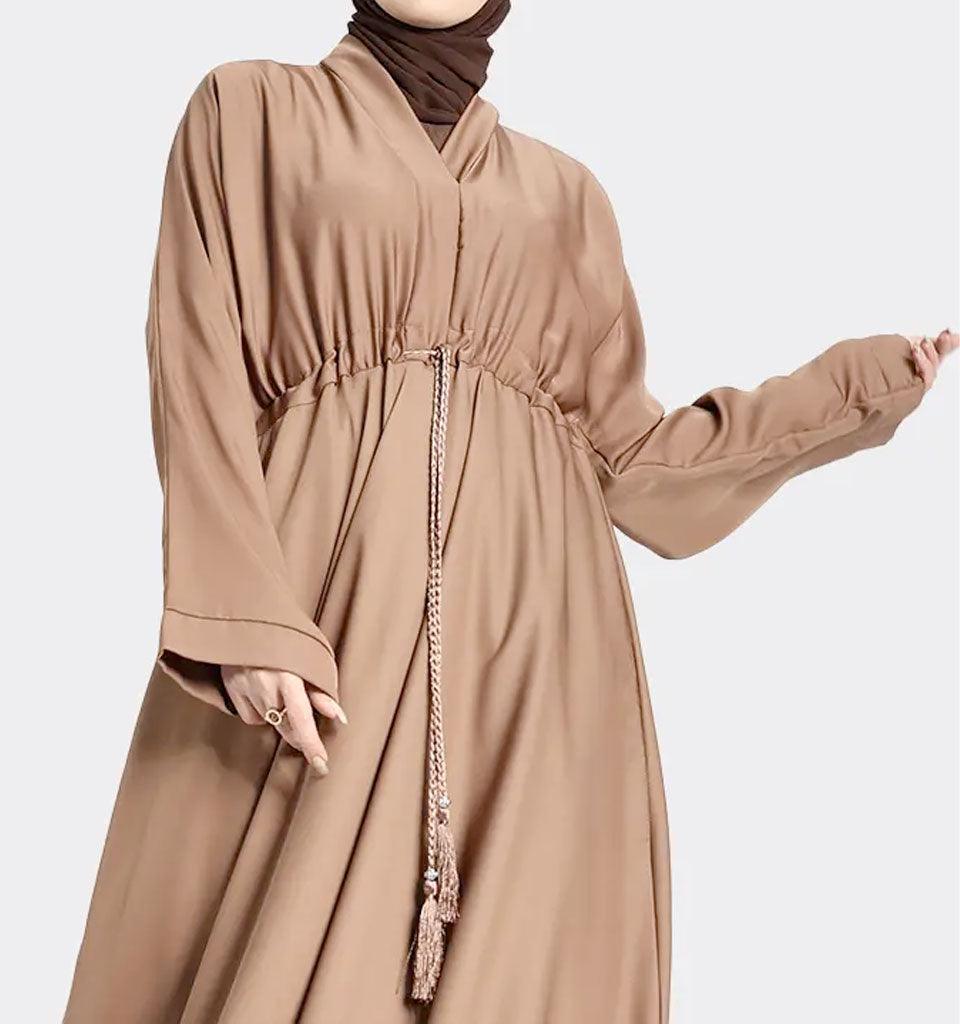 Mocha Fozia Abaya - Islamic Pixels